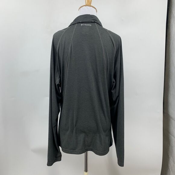 Columbia Titanium Sweatshirt Womens XL Extra Large Gray Half Zip Thermal Shield - Picture 5 of 13